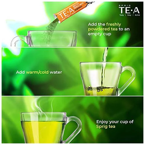 Sprig Tea TE.A Green Tea - Oriental Ginger With Lime, 17.5 g (25 Sachets x 0.7 g each)-3.webp